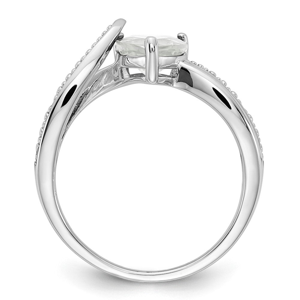 Buy Exclusive Sterling Silver Diamond Semi-Mount Engagement Ring - Stylish & Affordable