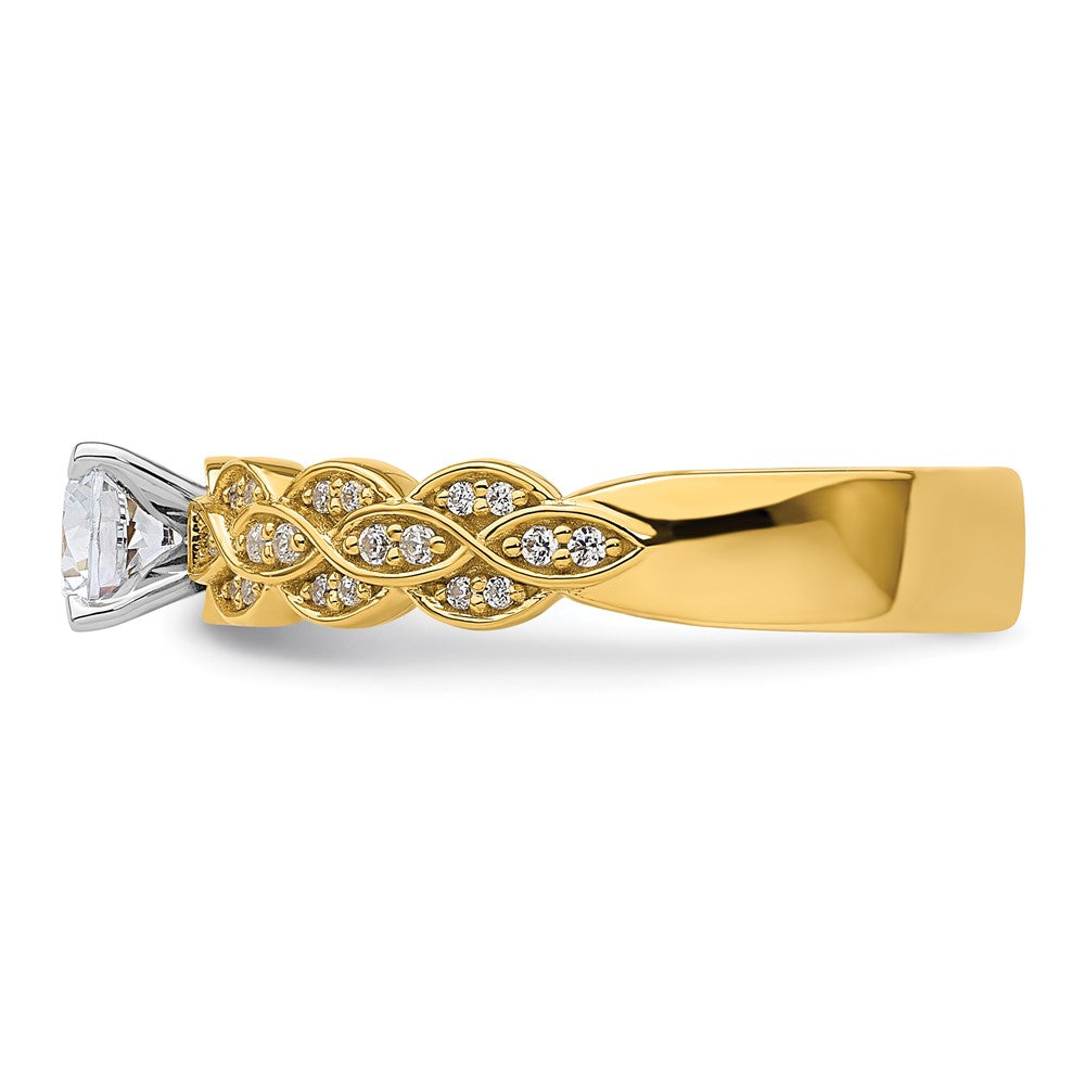 Buy 14K Gold Diamond Semi-Mount Engagement Ring | Stylish Peg Setting, Value!