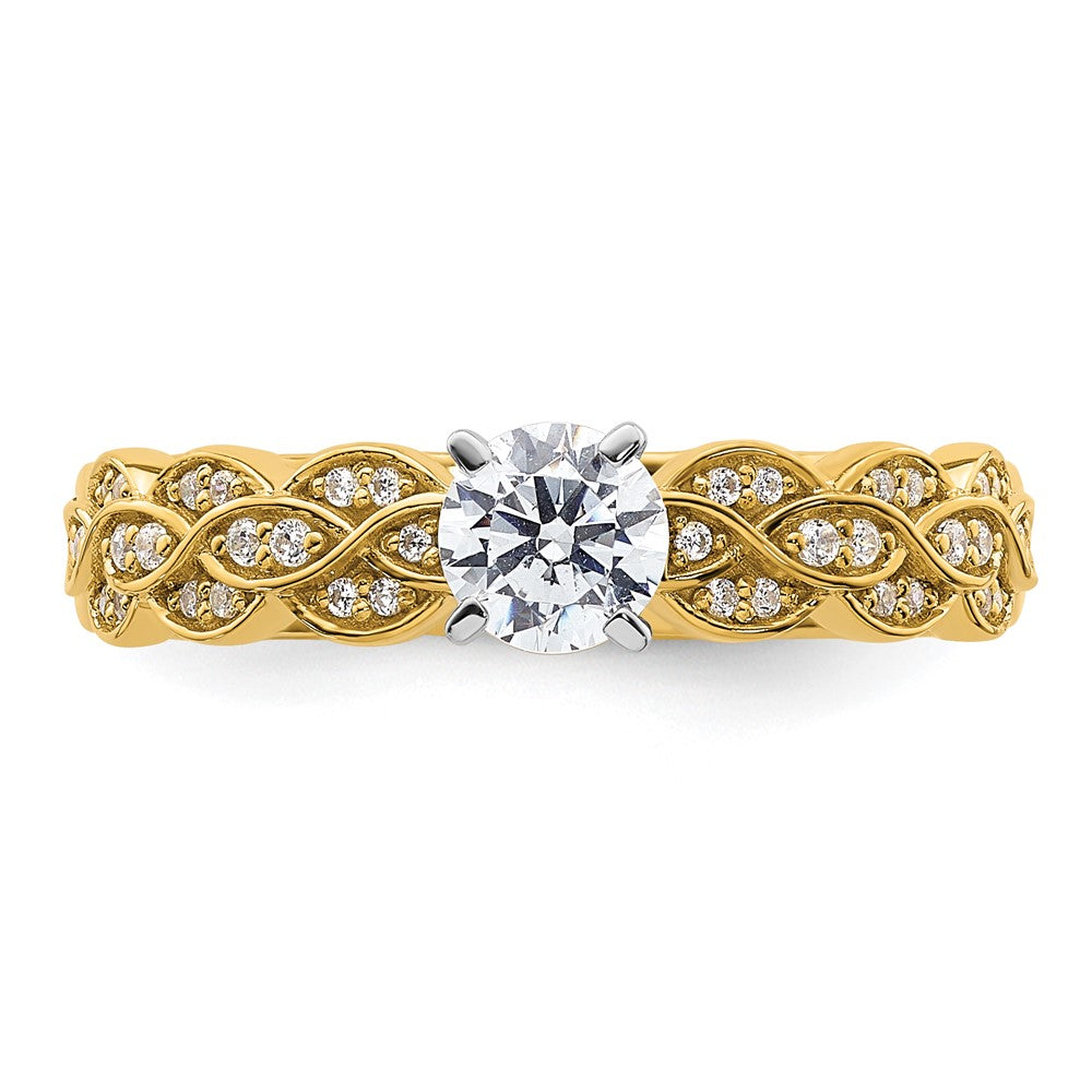 Buy 14K Gold Diamond Semi-Mount Engagement Ring | Stylish Peg Setting, Value!