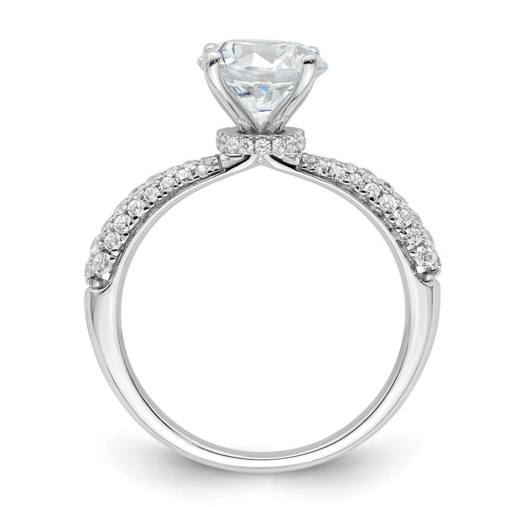 Buy Exclusive 14K White Gold Hidden Halo Diamond Semi-Mount Ring - Luxury Style