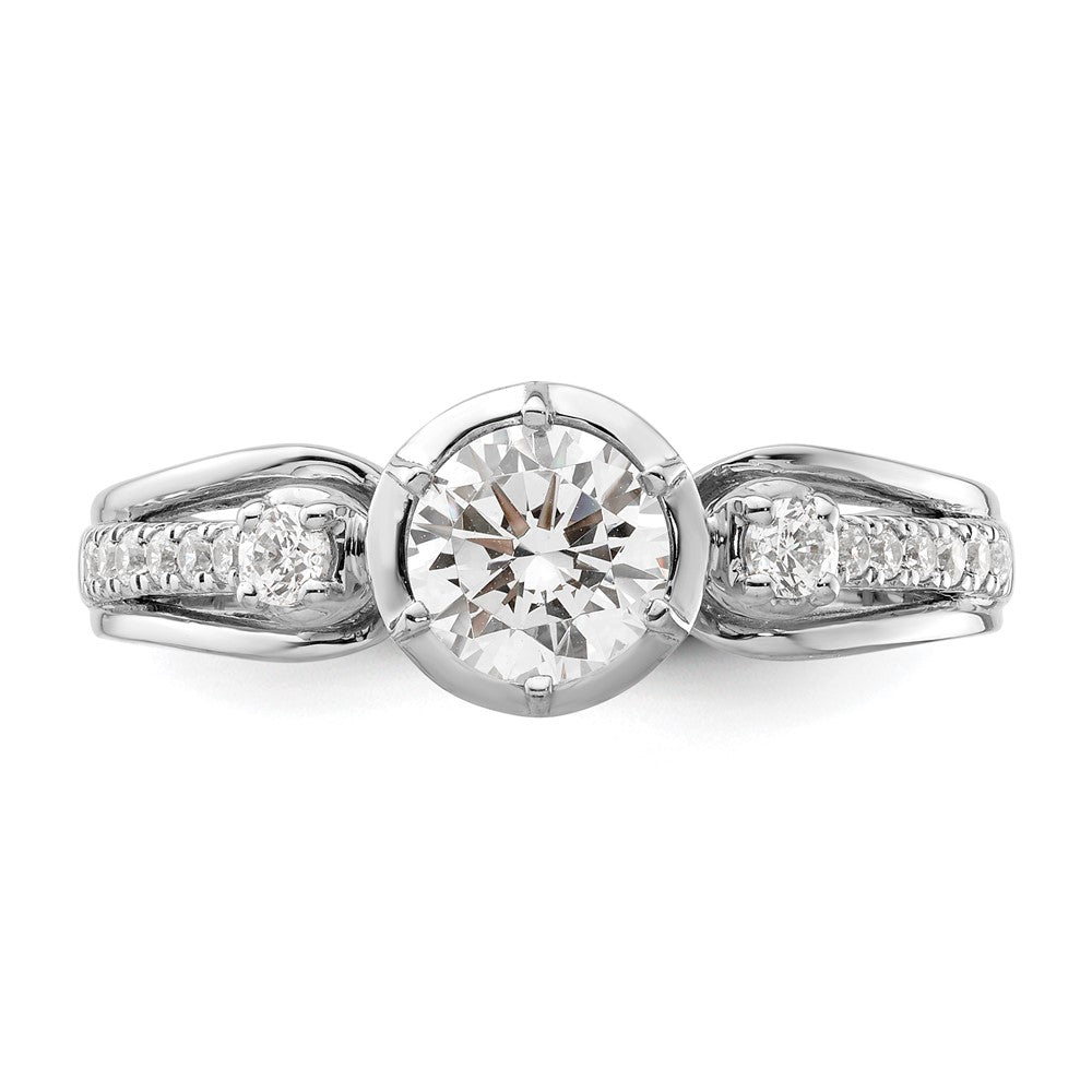 Buy Exclusive 14K White Gold Diamond Semi-Mount Engagement Ring Setting - Stylish Value