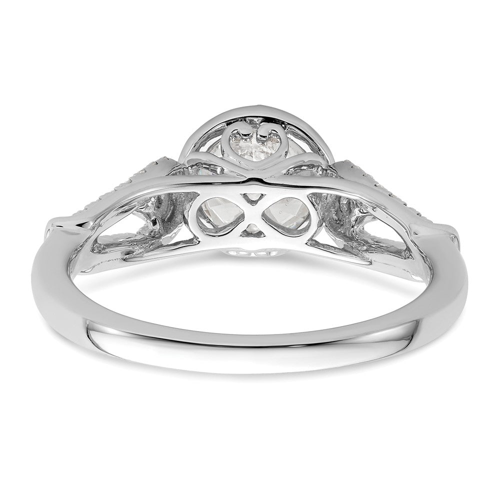 High-Quality 14K White Gold Semi-Mount Engagement Ring with Diamonds - Luxury Value!
