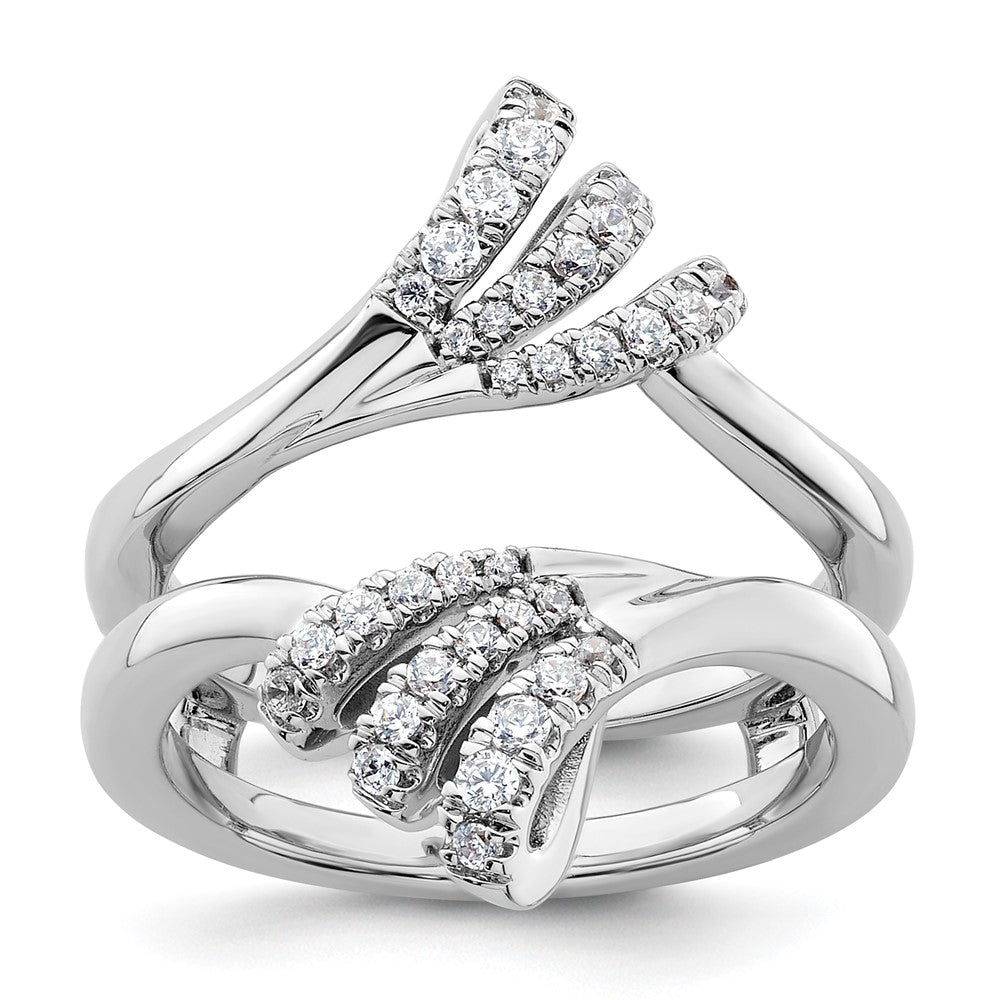 Buy Stylish 14K White Gold Diamond Enhancer Band - .85mm, Luxurious Value