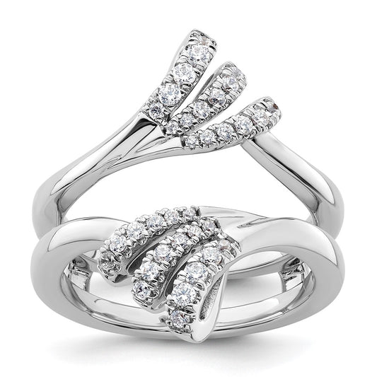 Buy Stylish 14K White Gold Diamond Enhancer Band - .85mm, Luxurious Value