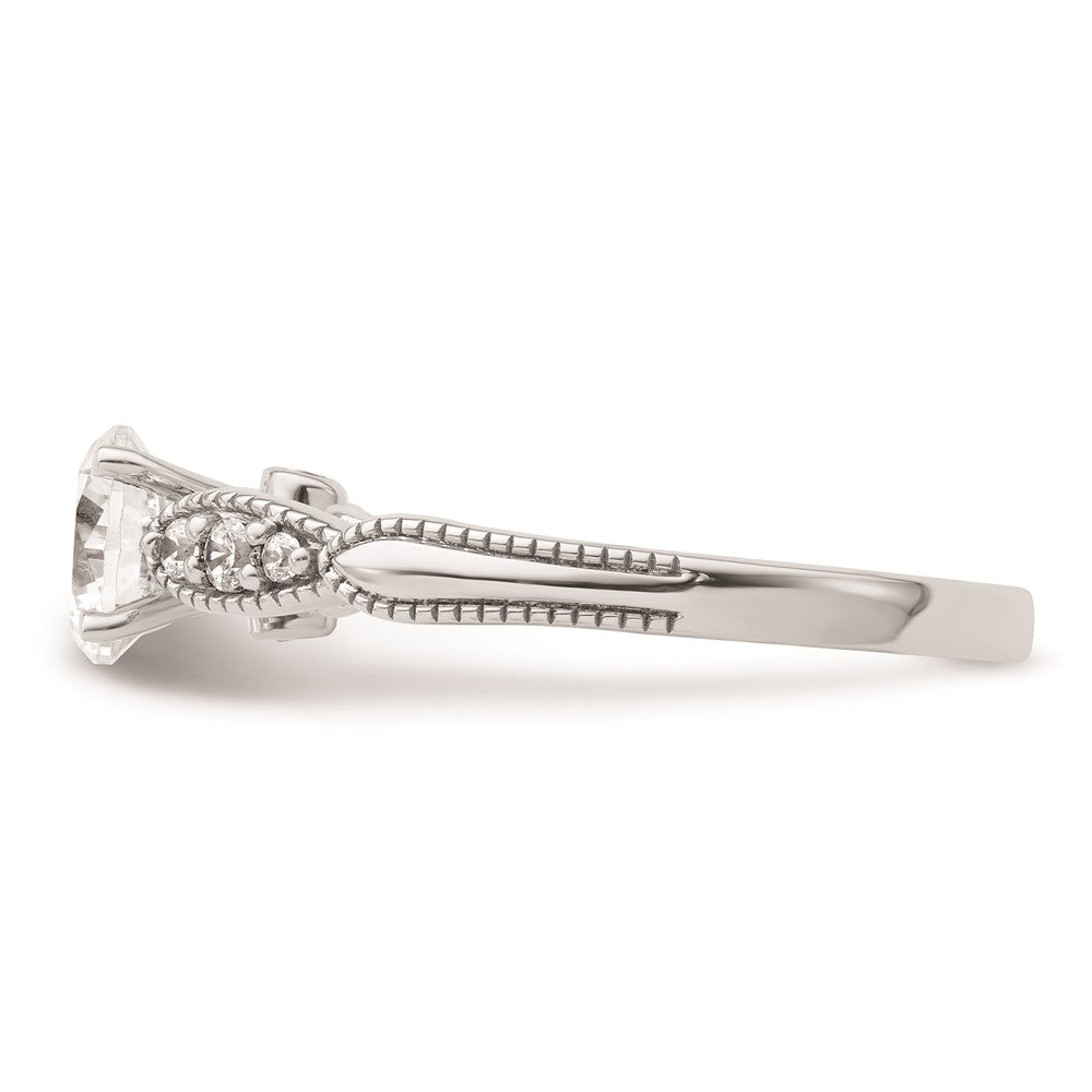 Exclusive 14K White Gold Diamond Semi-Mount Engagement Ring Setting - Stylish Value