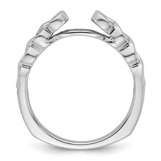 Buy Stylish 14K White Gold Diamond Semi-Mount Engagement Ring - Exclusive Design