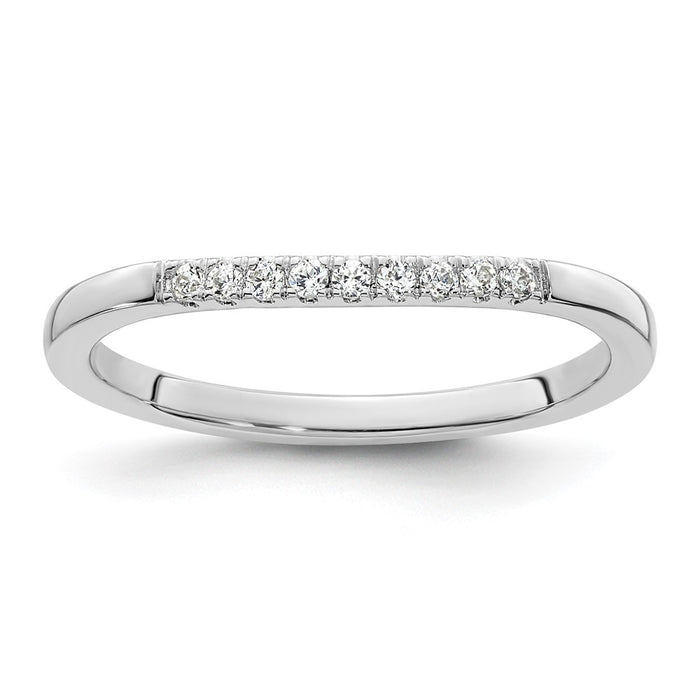 High-Quality 14K White Gold Diamond Eternity Ring - Affordable Luxury Jewelry-1
