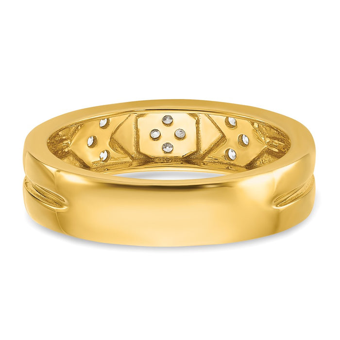 Buy Stylish 14K Gold Hexagon Diamond Women's Wedding Band Set - Luxury Design-5