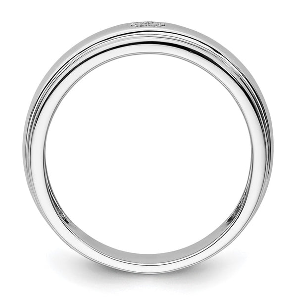 14K White Gold Women's Diamond Wedding Band Set - Style GR1-1035444