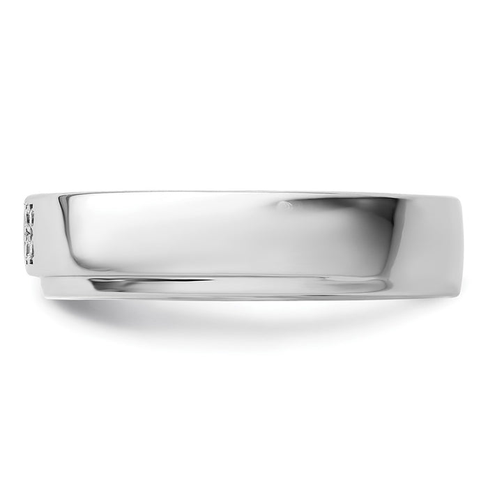 Exclusive 14K White Gold Women's Diamond Wedding Band Set - Stylish & Affordable-3