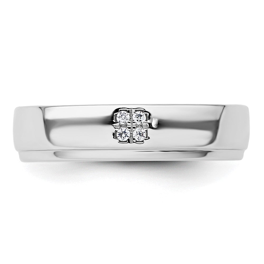 Exclusive 14K White Gold Women's Diamond Wedding Band Set - Stylish & Affordable