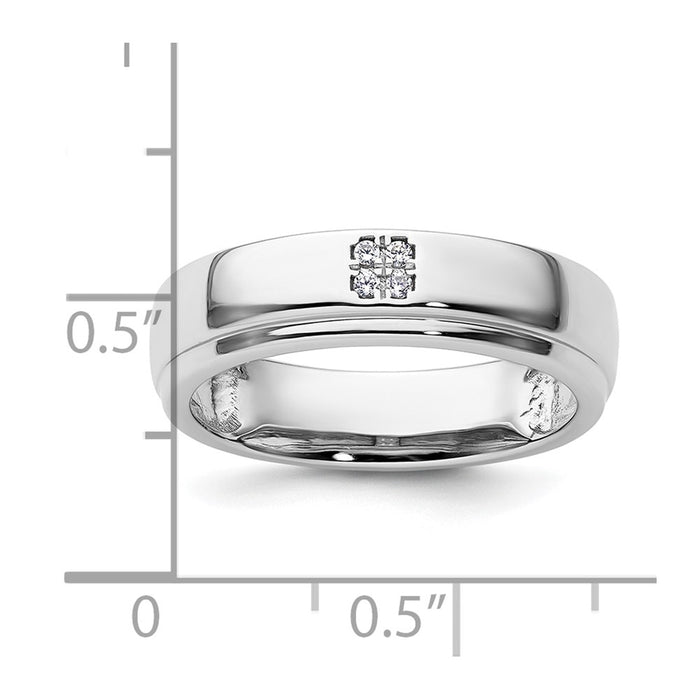 Exclusive 14K White Gold Women's Diamond Wedding Band Set - Stylish & Affordable-7
