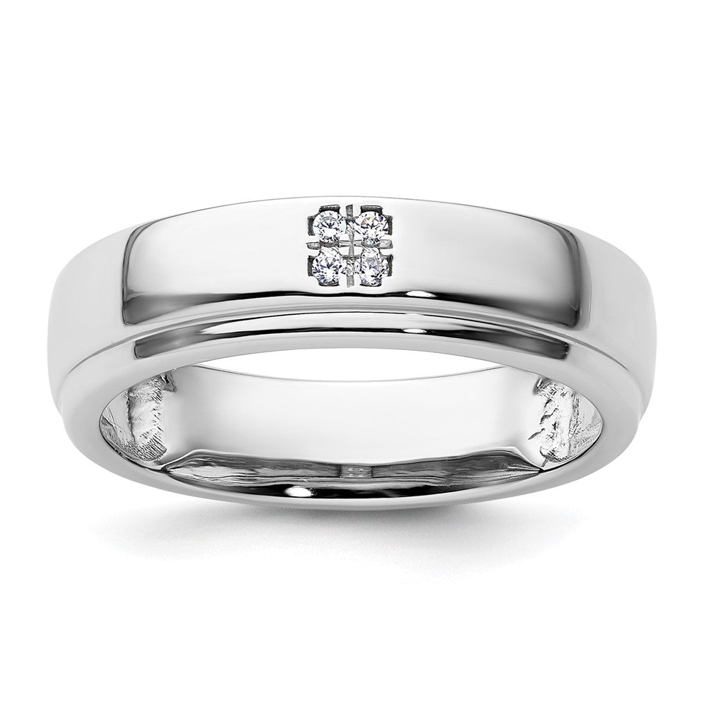 Exclusive 14K White Gold Women's Diamond Wedding Band Set - Stylish & Affordable