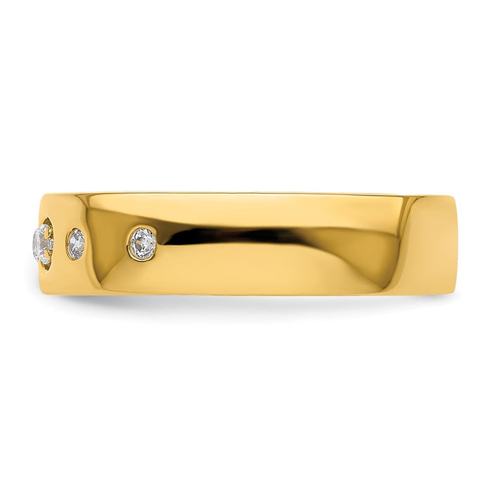 Buy 14K Gold Infinity Diamond Women's Wedding Band - Stylish & Affordable!-3