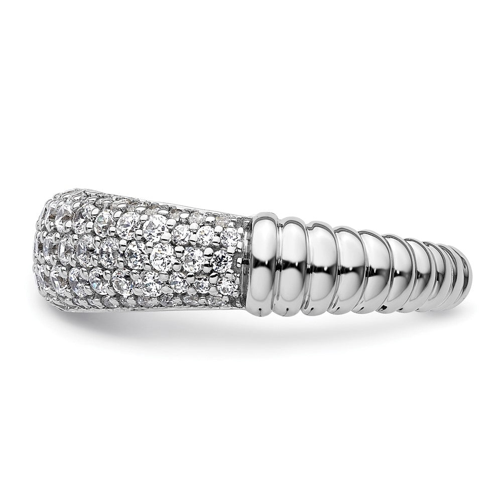 Exclusive 14K White Gold Lab-Created Diamond Band - Stylish Value, VS/SI+ G Color