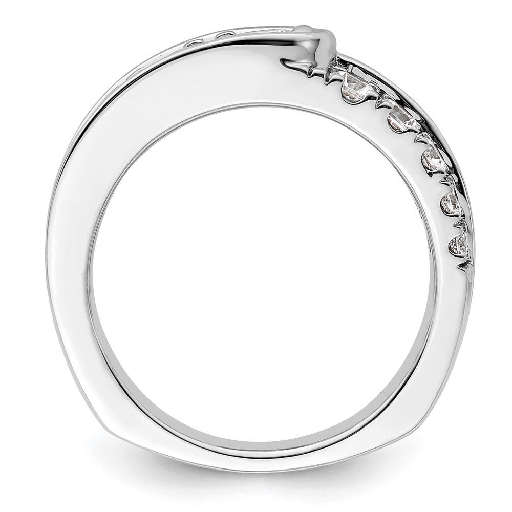 Shop Exclusive 14K White Gold Fancy Band with Lab-Grown Diamonds, Stylish Design