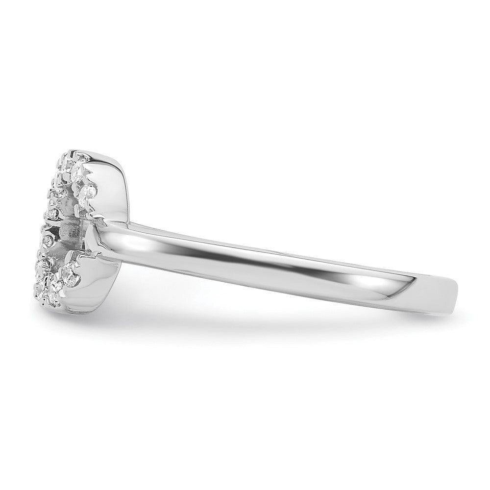 Buy Exclusive 14K White Gold Adjustable Initial C Ring | 1/5 Carat Lab Grown Diamond