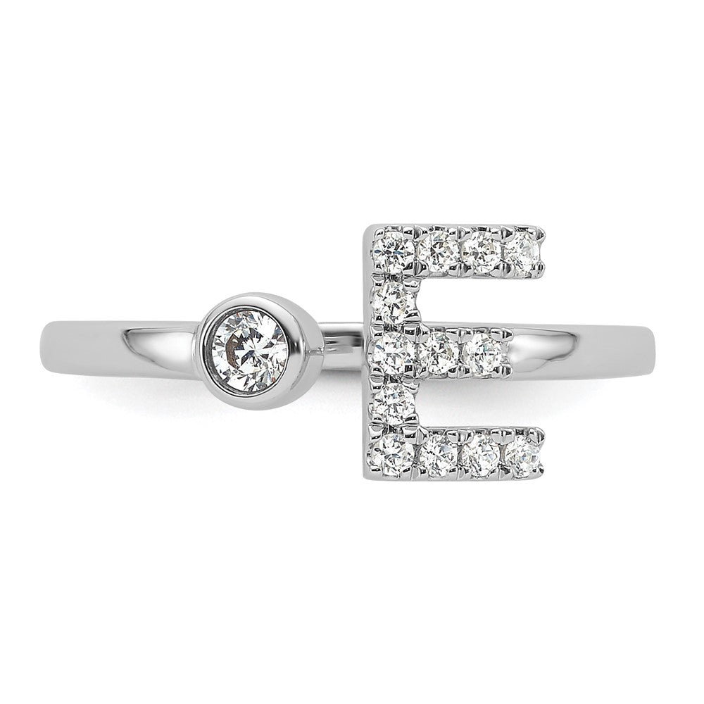 Buy Exclusive 14K White Gold Adjustable Ring with 1/5 Carat Lab-Grown Diamond