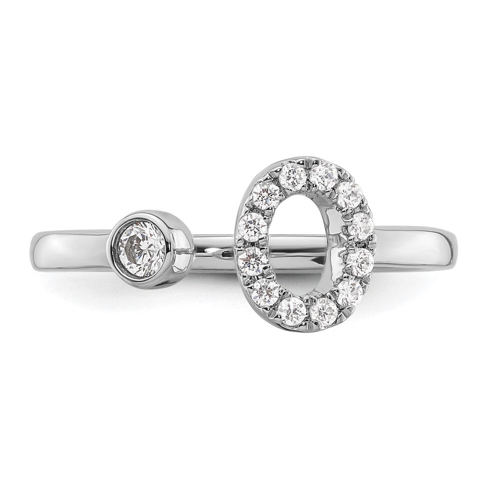Buy Exclusive 14K White Gold Adjustable Ring with 1/5 Carat Diamond, VS/SI+ Quality
