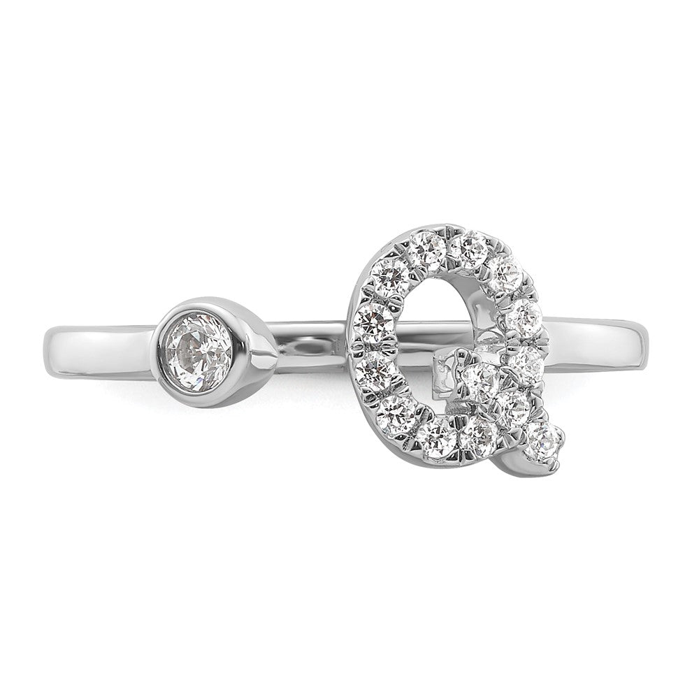 Buy Exclusive 14K White Gold Adjustable Ring with 1/5 Carat Lab Diamond