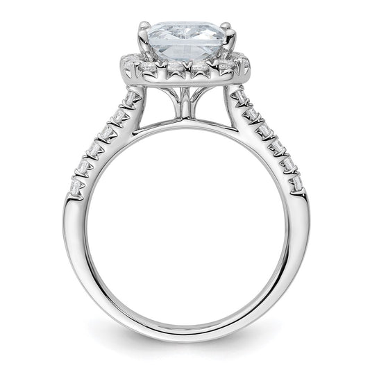 Buy Exclusive 14K Lab-Grown Diamond Radiant Halo Engagement Ring - Stylish & Affordable!