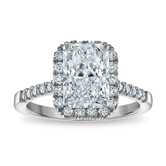 Buy Exclusive 14K Certified 3.13ct Lab-Grown Diamond Halo Ring - Stylish Value!