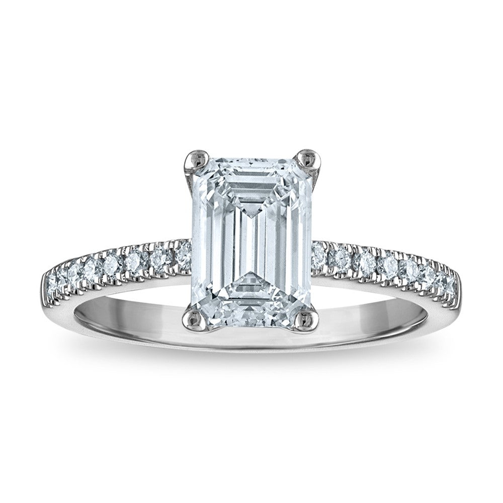 Buy Stylish 14K Certified 1.97ct Lab-Grown Emerald Ring with Diamonds - Luxury Value!