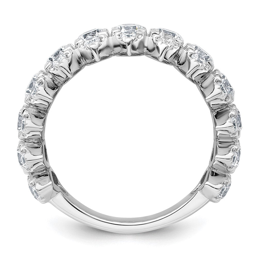 Shop Stylish 14K White Gold Diamond Band - 2.375 Carat VS DEF Value