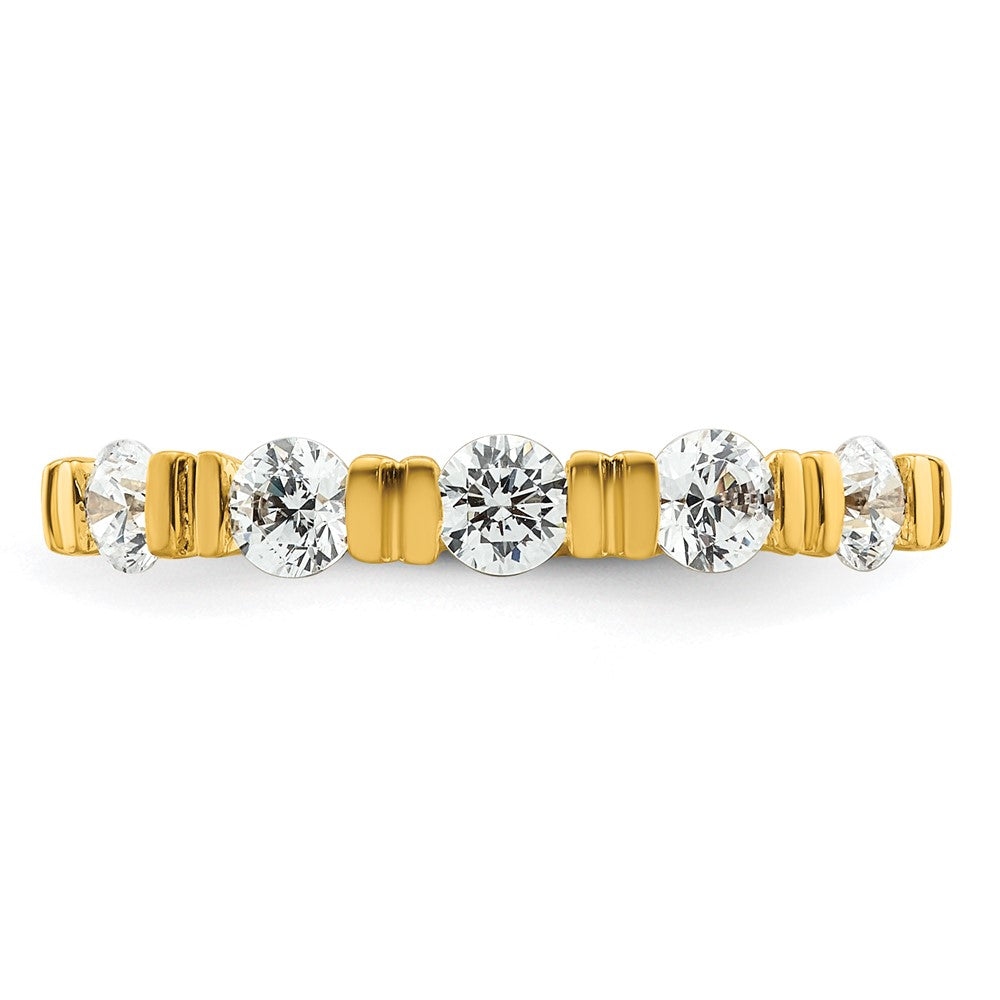 Buy Exclusive 14K Diamond 5-Stone Wedding Band - Stylish & Affordable Elegance