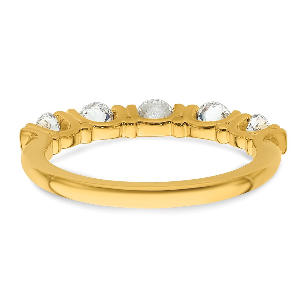 Buy Exclusive 14K Diamond 5-Stone Wedding Band - Stylish & Affordable Elegance
