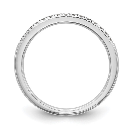 High-Quality 14K White Gold 'C' Quality Diamond Wedding Band - Stylish Value!