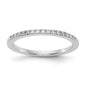 High-Quality 14K White Gold 'C' Quality Diamond Wedding Band - Stylish Value!-1