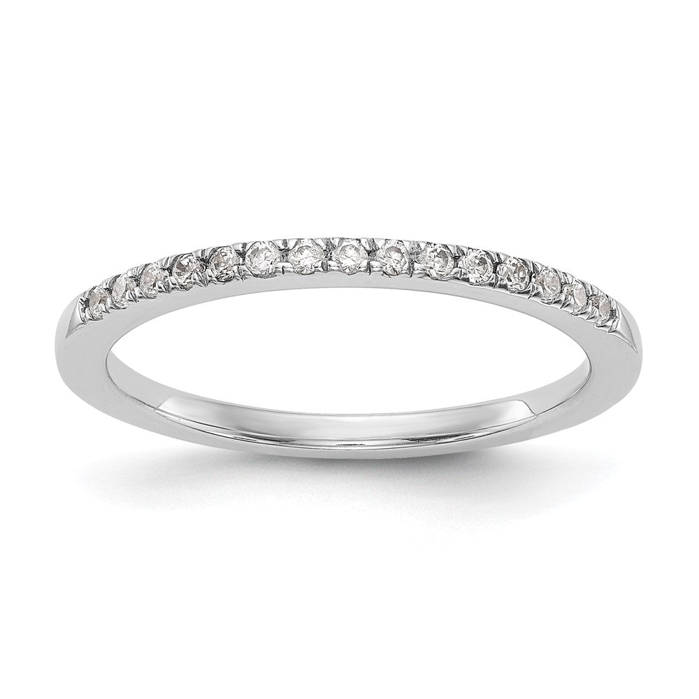 High-Quality 14K White Gold 'C' Quality Diamond Wedding Band - Stylish Value!