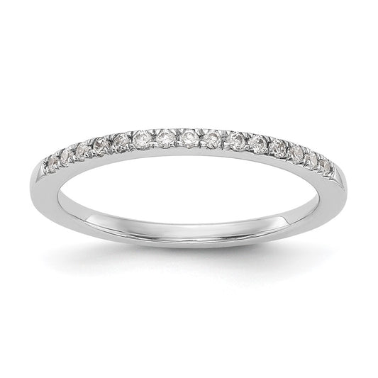 High-Quality 14K White Gold 'C' Quality Diamond Wedding Band - Stylish Value!