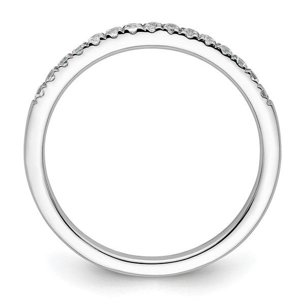 14K White Gold Wedding Band Set with 1/5 Carat Diamonds - Style GR1-1022424