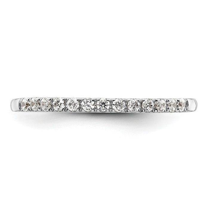 Buy 14K White Gold 1/4 Carat Diamond Wedding Band Set - Stylish & Affordable!-4