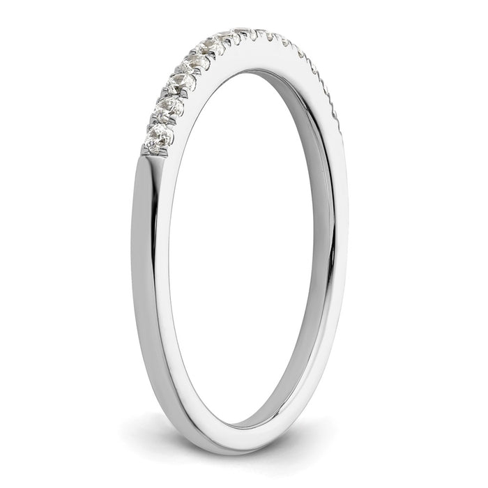 Buy 14K White Gold 1/4 Carat Diamond Wedding Band Set - Stylish & Affordable!-6