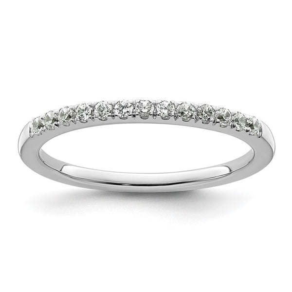 14K White Gold 1/4 Carat Diamond Wedding Band Set - Style GR1-1022428
