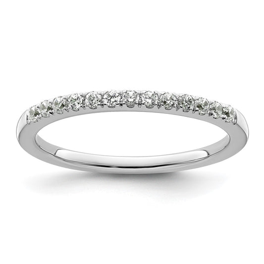 Buy 14K White Gold 1/4 Carat Diamond Wedding Band Set - Stylish & Affordable!