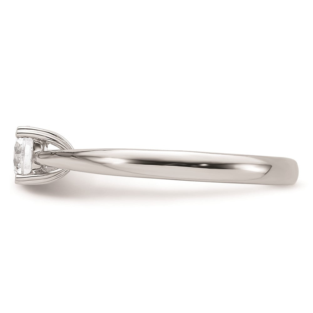 Buy 14K White Gold 1/2 Carat Round Engagement Ring Setting | Stylish & Affordable