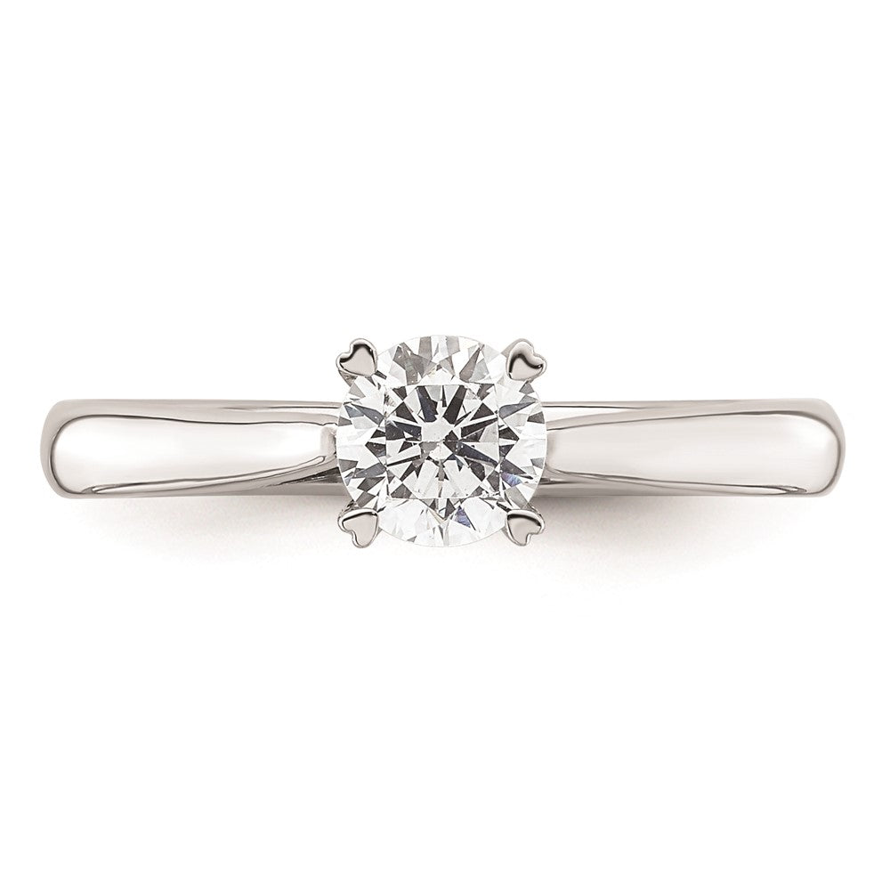 Buy 14K White Gold 1/2 Carat Round Engagement Ring Setting | Stylish & Affordable