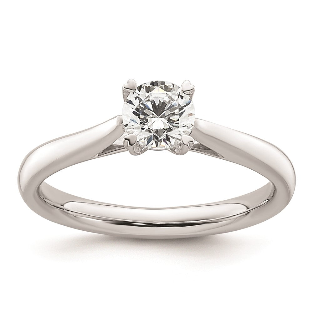 Buy 14K White Gold 1/2 Carat Round Engagement Ring Setting | Stylish & Affordable