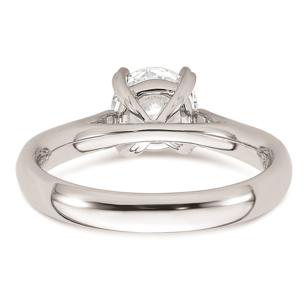 Buy Exclusive 14K White Gold 1.25 Carat Round Solitaire Engagement Ring