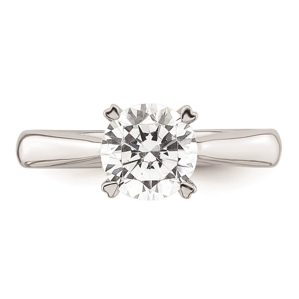 Buy Exclusive 14K White Gold 1.5 Carat Round Solitaire Engagement Ring