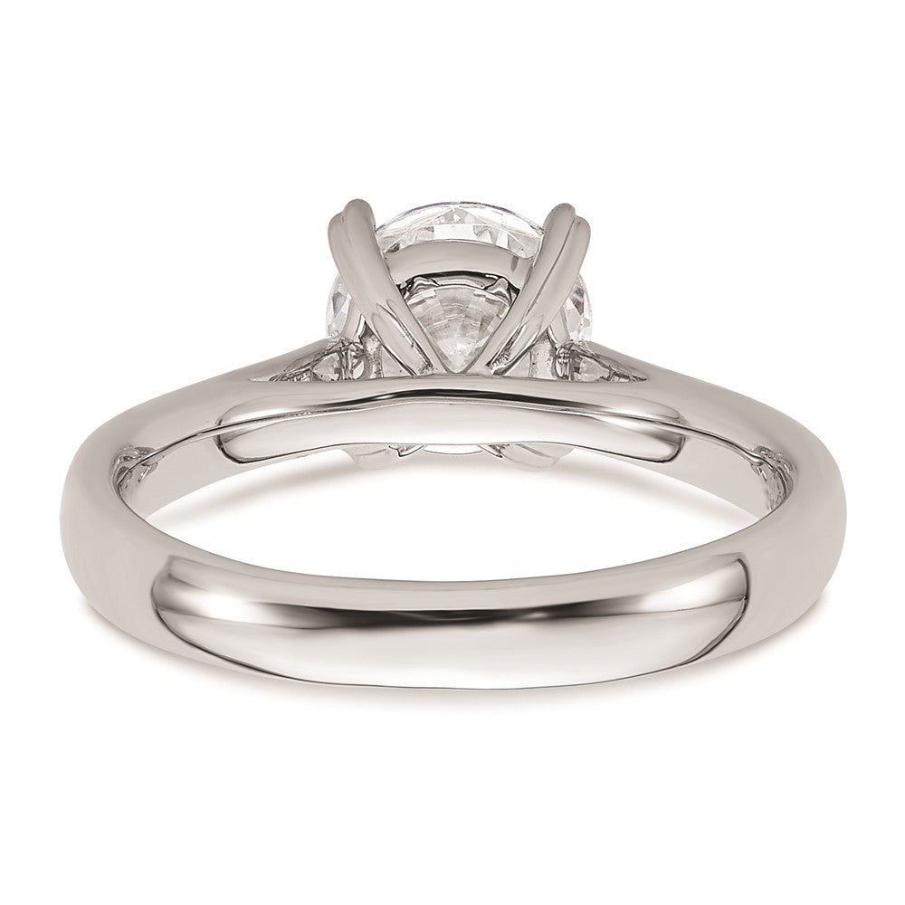 Buy Exclusive 14K White Gold 1.5 Carat Round Solitaire Engagement Ring