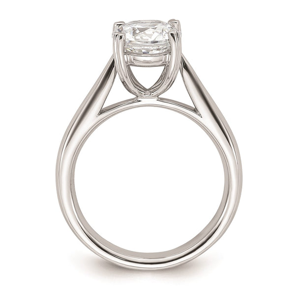 14K White Gold 2-Carat Round Solitaire Engagement Ring Setting - Style GR1-1022460