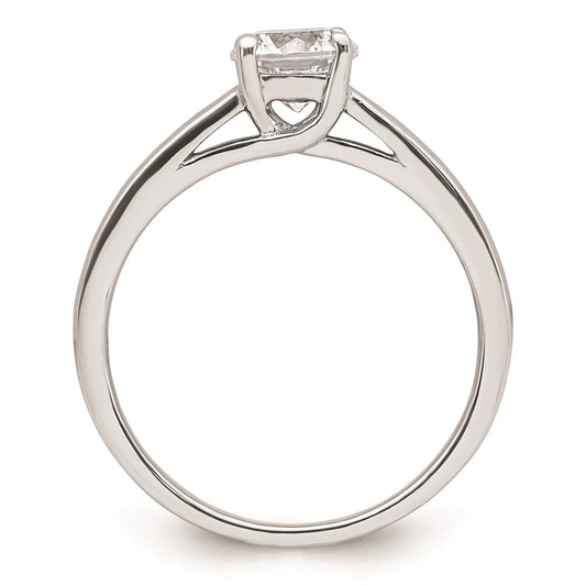 Buy Exclusive 14K White Gold 3/4 Carat Round Solitaire Engagement Ring