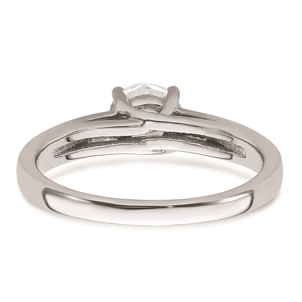 Buy Exclusive 14K White Gold 3/4 Carat Round Solitaire Engagement Ring