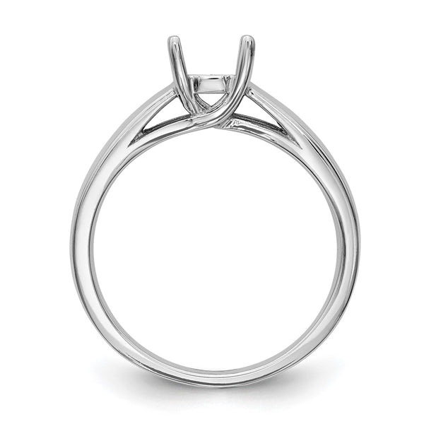 14K White Gold 1 Carat Round Solitaire Engagement Ring - Style GR1-1030622