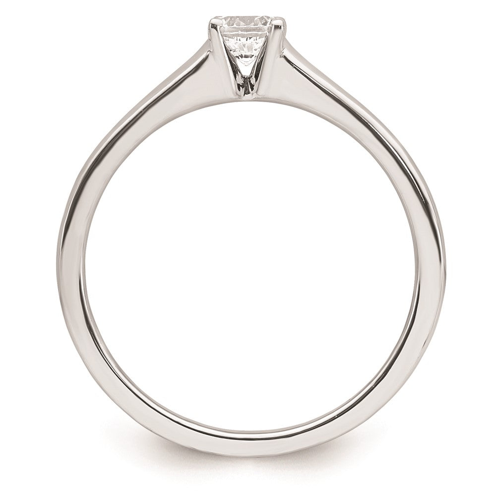 Buy Stylish 14K White Gold 1/4 Carat Round Solitaire Engagement Ring Setting